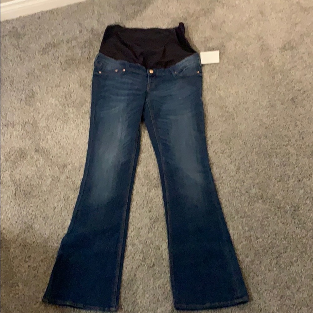 H&M Maternity Boot Cut Jeans Sz 10 NWOT